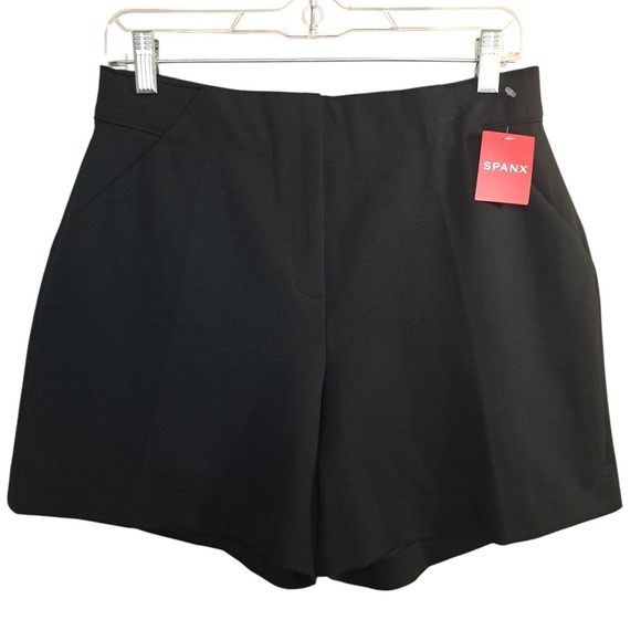 SPANX Women's Shorts M‎ Classic Black The Perfect A-Line Short - Picture 11 of 11